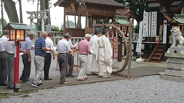 茅の輪くぐり神事・千灯万灯祭